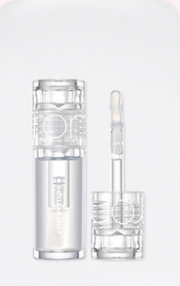 ProtoClinical k-beauty rom&nd Mini Tint (JUICY LASTING TINT/GLASTING WATER TINT/GLOSS) (6 Colors) tall vertical shade strip graphic with a pale lavender-gray gradient and slim format