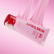 ProtoClinical k-beauty APRILSKIN TXA Niacinamide 99 Deep Cleanser 120ml two pink cleanser packages side by side on a soft pink background.