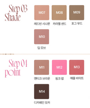 APRILSKIN Slide Pocket Single Shadow by ProtoClinical displayed in a product detail layout featuring the eyeshadow compact for a k-beauty makeup routine.