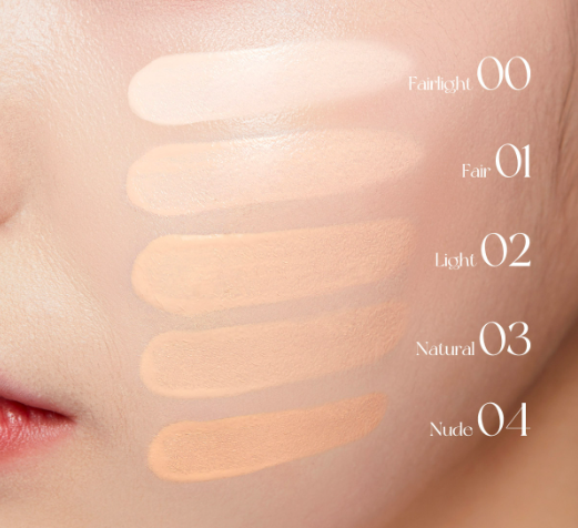 APRILSKIN Glowing Matt Cushion SPF50+ PA++++ Set 12g+12g(Refill) (5 Colors) by ProtoClinical shown in product packaging for a k-beauty makeup routine.