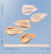 APRILSKIN Glowing Matt Cushion SPF50+ PA++++ Set 12g+12g(Refill) (5 Colors) by ProtoClinical shown in product packaging for a k-beauty makeup routine.
