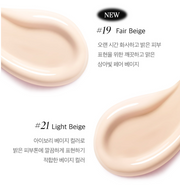 APRILSKIN Magic Snow Cushion SPF50+ PA+++ Set 15g+15g(Refill) by ProtoClinical shown in product packaging for a k-beauty makeup routine.