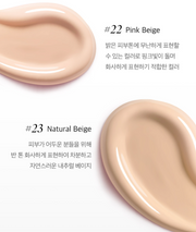 APRILSKIN Magic Snow Cushion SPF50+ PA+++ Set 15g+15g(Refill) by ProtoClinical shown in product packaging for a k-beauty makeup routine.