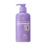 [mise en scene] Salon 10 Professional Cica Protein Shampoo 480ml by ProtoClinical shown in a front-facing shampoo bottle on a clean white background, highlighting the Cica Protein label for a k-beauty hair care routine.