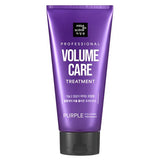 ProtoClinical k-beauty [mise en scene] Volume Care Purple Collagen Treatment 330ml single upright purple bottle centered on a light background with pale green side accents.