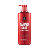ProtoClinical k-beauty [mise en scene] Damage Care Red Protein Conditioner 680ml single upright conditioner bottle on a white background.