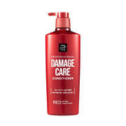 ProtoClinical k-beauty [mise en scene] Damage Care Red Protein Conditioner 680ml single upright conditioner bottle on a white background.