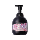 ProtoClinical k-beauty [mise en scene] Hello Bubble Color Pink Shampoo 400ml single upright shampoo bottle on a white background.
