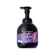 ProtoClinical k-beauty [mise en scene] Hello Bubble Color Purple Shampoo 400ml single upright shampoo bottle on a white background.