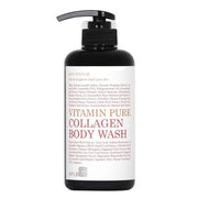 APLB Vitamin Pure Collagen Body Wash 300ml by ProtoClinical displayed in front-facing bottle packaging on a white background, highlighting the product label for a k-beauty body care routine.