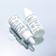 ProtoClinical k-beauty APLB Glycolipids Peptide Ampoule Serum 40ml single rounded serum bottle angled toward the lower left on a pale blue background