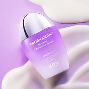 ProtoClinical k-beauty [BIO HEAL BOH] Probioderm 3D Lifting Capsule Sun Serum  50ml single upright sun serum bottle centered on a light background.