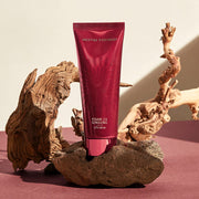 ProtoClinical k-beauty It'S SKIN Prestige Foam 2X Ginseng D'escargot 150ml single upright deep pink cleansing foam tube on a white background with pale aqua side accents.
