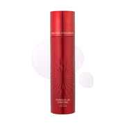 ProtoClinical k-beauty It'S SKIN Prestige Tonique 2X Ginseng D'escargot 140ml in a single deep red bottle centered upright on a white background with pale aqua side accents.