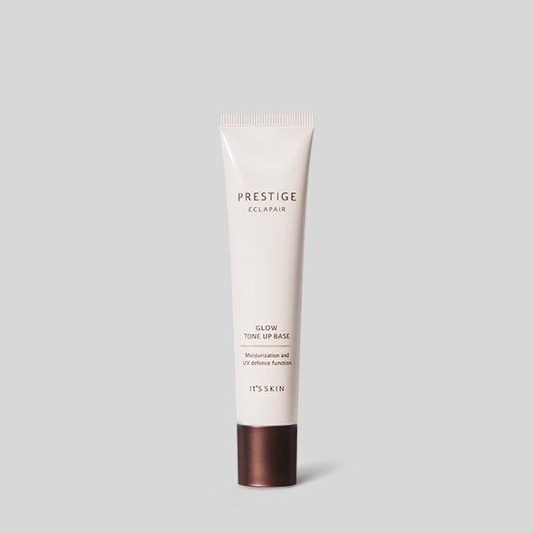 ProtoClinical k-beauty tall beige cosmetic product packaging with a darker center accent on a light background.