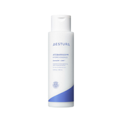 ProtoClinical k-beauty AESTURA ATOBARRIER 365 HYDRO ESSENCE 200ml single upright pale blue essence bottle centered on a white background