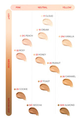 ProtoClinical k-beauty TOCOBO Apple Dewy Fit Cushion SPF50+ PA++++ 15g shown as a pale cushion packaging panel on a light background.