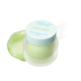 ProtoClinical k-beauty TOCOBO Mint Cooling Lip Mask 20ml single green lip mask jar centered on a white background with soft pink and aqua side accents