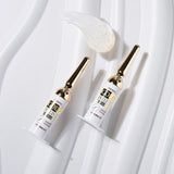 ProtoClinical k-beauty CORINGCO GOLD PEELING 28DAYS SERUM 3g X 4ea SET ampoule set packaging shown upright in a studio product layout