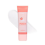 ProtoClinical k-beauty CORINGCO Peach Whipping Tone Up Cream 50ml single upright pink tube centered on a white background with pale blue side accents