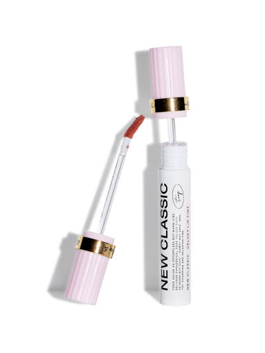 ProtoClinical k-beauty tooq New Classic Velvet Lip Tint 3.5g single upright lip tint bottle centered on a soft white background.