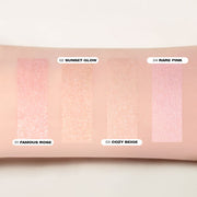 ProtoClinical k-beauty tooq Piece of Cake Pen Glitter 0.5g pink horizontal shade graphic with soft gray bands