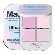 ProtoClinical k-beauty soft pink beauty product silhouette on a pale background with cool-toned corner accents.