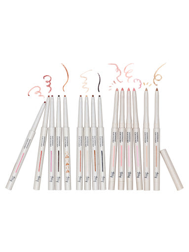 ProtoClinical k-beauty tooq Eye Extender Waterproof Slim Eyeliner 0.12g/0.3g (16colors) slim eyeliner packshot on a pale background
