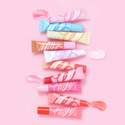 ProtoClinical k-beauty ETUDE Sugar Coloring Jelly Balm 9g single pink jelly balm tube with a translucent cap, centered upright on a pale lavender studio background