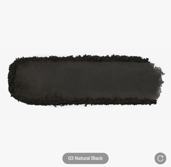 ProtoClinical k-beauty ETUDE Pang Pang Hair Shadow 3.5g with two dark brown compact views side by side on a white background.