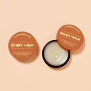 ProtoClinical k-beauty ETUDE Ginger Sugar Overnight Lip Mask 23g two brown lip mask jars side by side on a warm yellow background