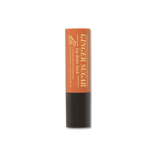 ProtoClinical k-beauty ETUDE Ginger Sugar Lip Balm Stick 3.7g single dark brown lip balm stick standing upright on a pale blue and white background