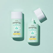 ProtoClinical k-beauty ETUDE Sunprise Mild Airy Finish Sun Milk SPF50+ PA++++ 55ml shown in a single product studio shot with upright packaging on a clean light background