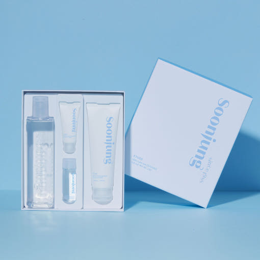ProtoClinical k-beauty product packaging on a light background.