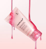 ProtoClinical k-beauty MEDICUBE: PDRN Pink Caffeine Night Wrapping Mask (75ml) front-facing pink product packaging in a studio image on a clean white background