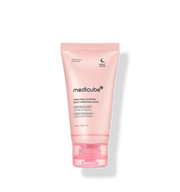 ProtoClinical k-beauty MEDICUBE: PDRN Pink Caffeine Night Wrapping Mask (75ml) front-facing pink product packaging in a studio image on a clean white background