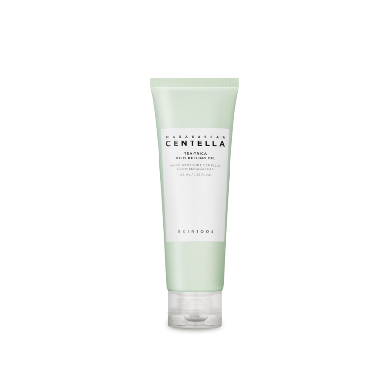 SKIN1004: Madagascar Centella Tea-trica Mild Peeling Gel (125ml) by ProtoClinical shown in a clean product packaging image on a light background for a k-beauty skincare routine.
