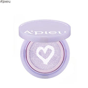 A'pieu Waterlock Tone Up Sun Cushion Lavender SPF50+ PA++++ 15g by ProtoClinical displayed in front-facing cushion packaging on a white background for a k-beauty skincare routine.