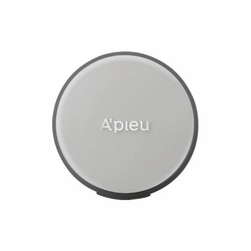 ProtoClinical k-beauty A'pieu Waterlock Finisher Super Velvet MINI 7g single round compact case centered on a light background