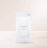 ProtoClinical k-beauty A'pieu Waterlock Finisher Set 13g+13g(Refill) white refill pouch standing upright on a pale beige background