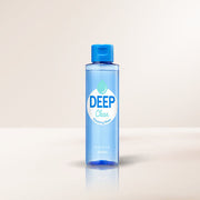 ProtoClinical k-beauty A'pieu Deep Clean Cleansing Water 150ml single centered cleansing water bottle in a square product shot on a light background.