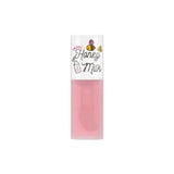 ProtoClinical k-beauty A'pieu Honey & Milk Lip Oil 5g (3-type) single lip oil bottle with a white peach-labeled cap and a pink-tinted base on a white background