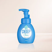 ProtoClinical k-beauty A'pieu Deep Clean Bubble Foam 200ml single upright cleanser package centered on a light background.