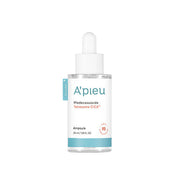 ProtoClinical k-beauty A'pieu Madecassoside Tetrasome CICA Ampoule 50ml single upright ampoule bottle centered on a light background