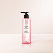ProtoClinical k-beauty A'pieu Raspberry Vinegar Hair Shampoo 500ml single upright shampoo bottle centered on a light background.