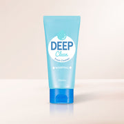 ProtoClinical k-beauty A'pieu Deep Clean Foam Cleanser Whipping 130ml single upright cleansing foam package centered on a light background.