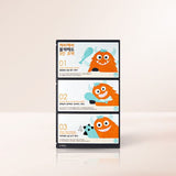 ProtoClinical k-beauty A'pieu Goblin Blackhead 3-Step Nose Pack 3 SET(9pcs) front-facing rectangular 3-step nose pack package on a clean white background