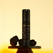 ProtoClinical k-beauty dark beauty product centered on a warm cream background.