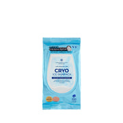 ProtoClinical k-beauty VT: Cryo Ice Skinpack 210g/ (100Units) square skin pack package graphic with cool blue and white packaging tones