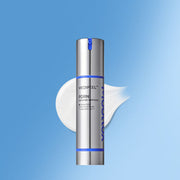ProtoClinical k-beauty MEDIPEEL Water Tox PDRN Exosome Ampoule 50ml shown as a soft blue bottle silhouette centered on a light background